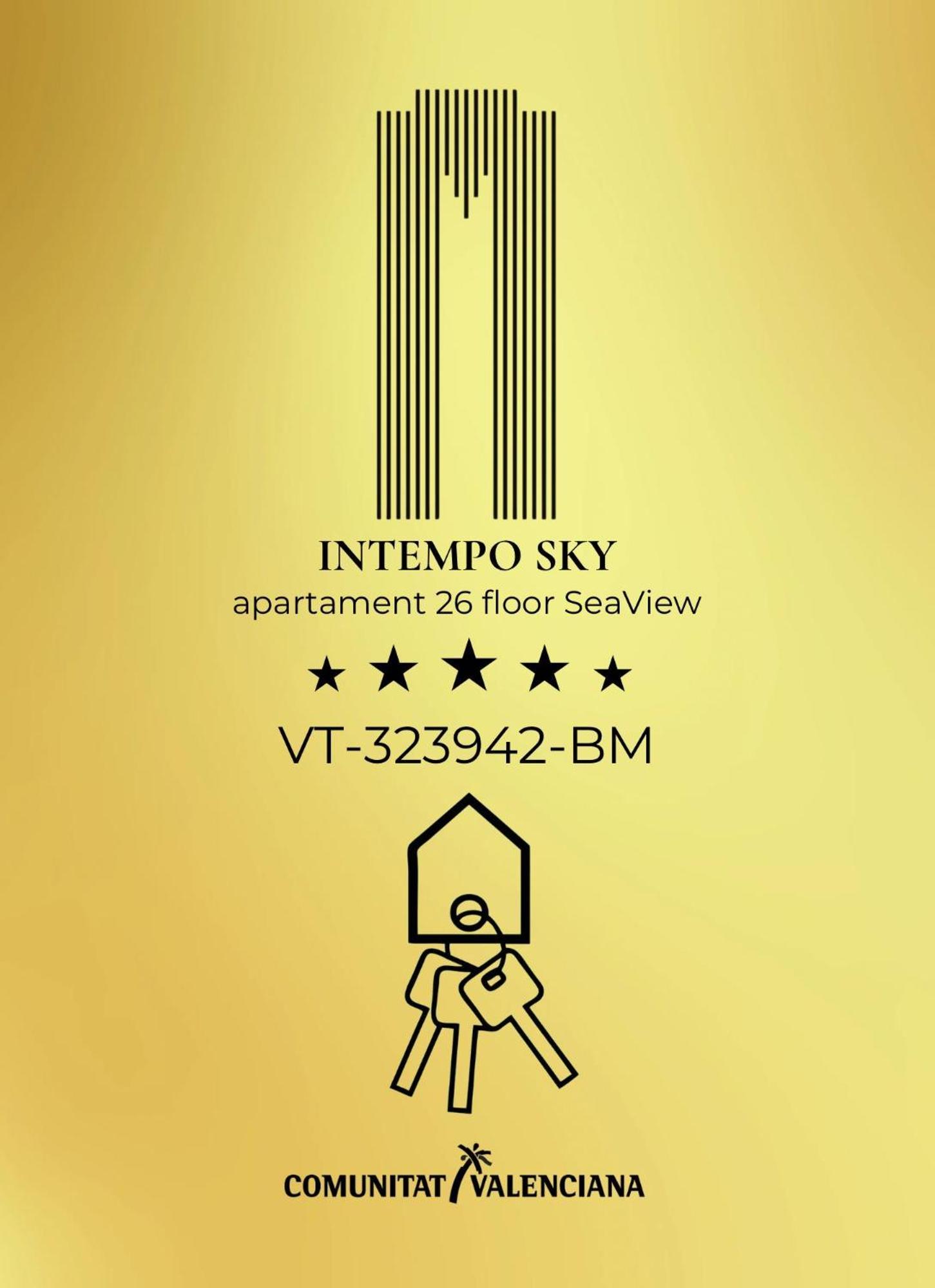 Intempo Sky Apartment 26 Floor Seaview Benidorm Exterior foto
